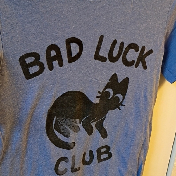 'Bad Luck Cat Club' Graphic T-Shirt - Picture 2 of 3